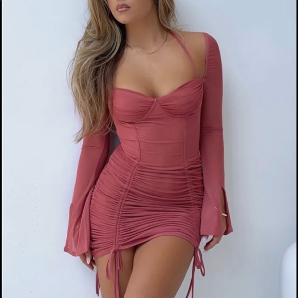 Outcast Clothing | Dresses | Pink Mini Dress From Outcast Clothing  Australia New With Tags | Poshmark